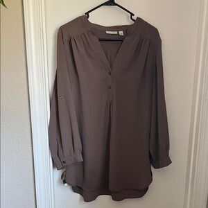 Women’s Halogen Blouse - Size L - Taupe